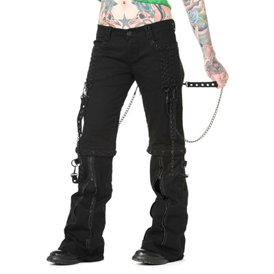 Banned - CHAIN Broek rechte pijpen - Zwart Product image